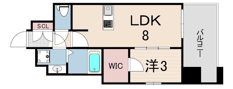 ARTIZA王子公園D.C. 間取り