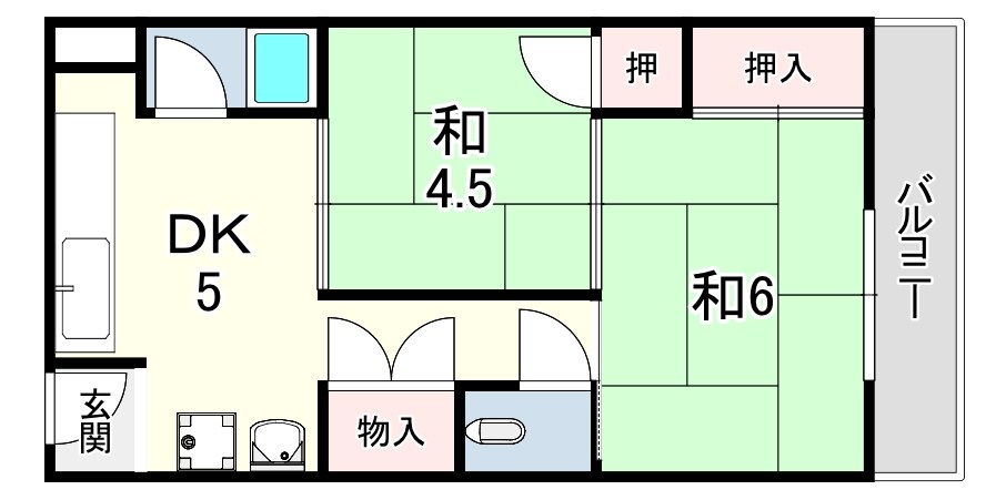 ヴィラ東伊丹 間取り