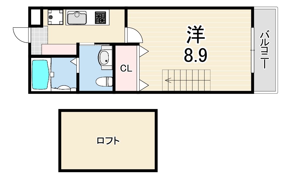 アロハ舞子 間取り