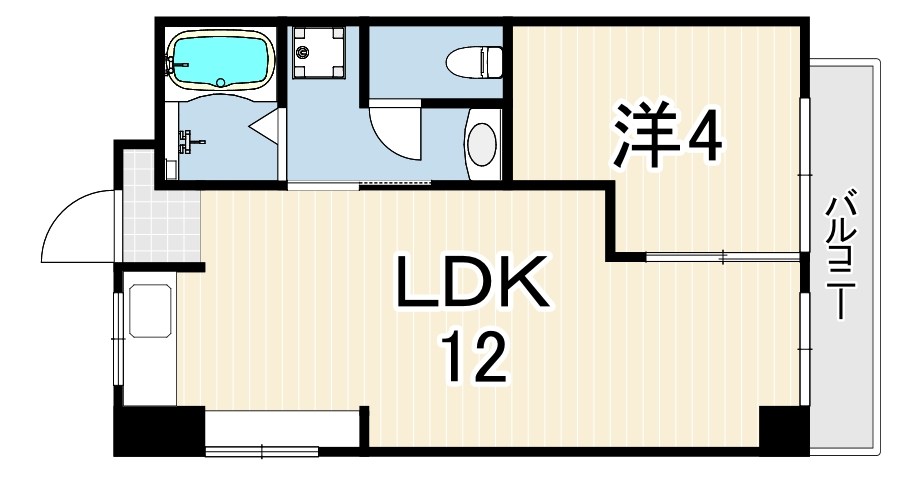 ウィズ富松2番館 間取り