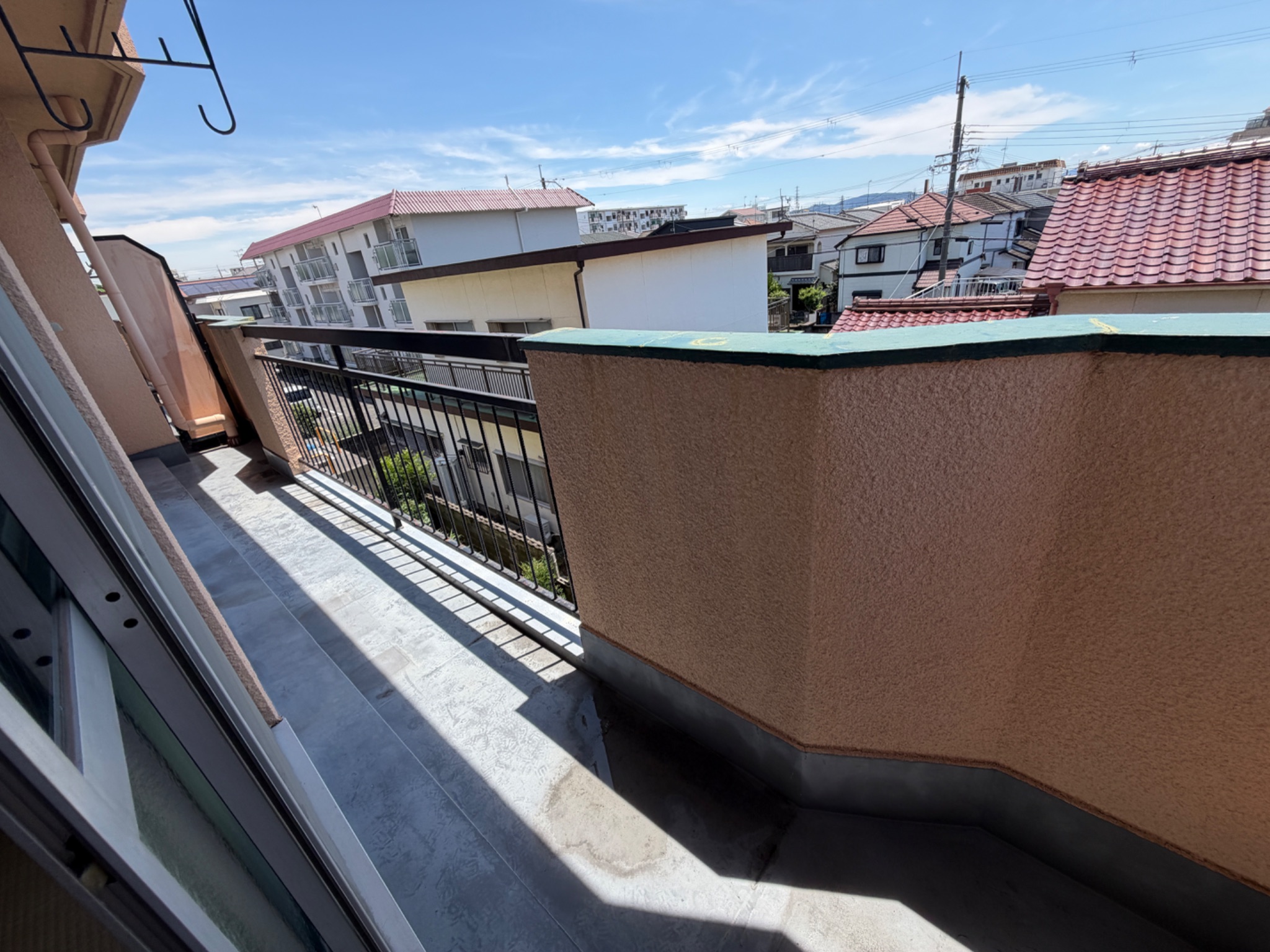 王塚台マンション ベランダ