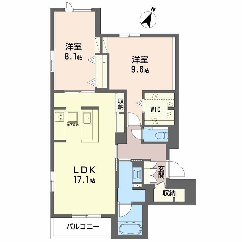 グレイス神戸住吉 間取り