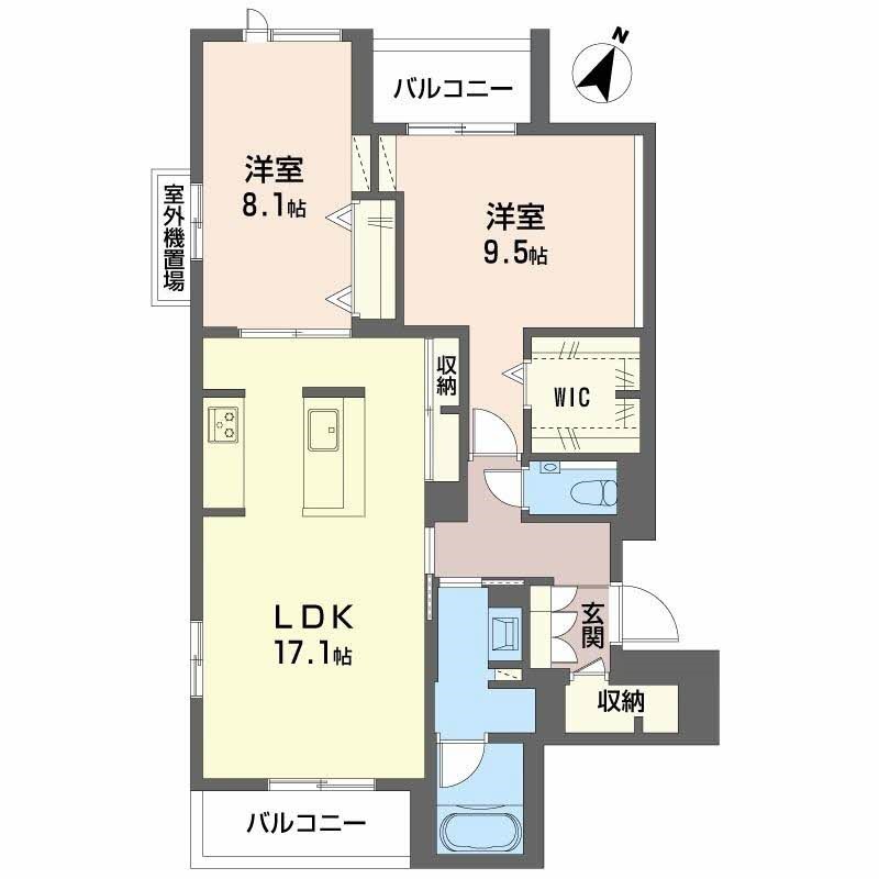 グレイス神戸住吉 間取り