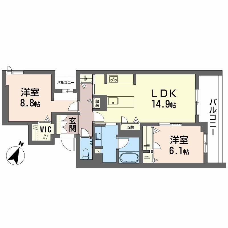グレイス神戸住吉 間取り