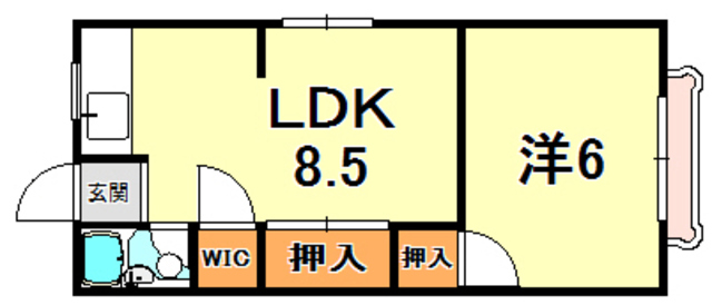 魚崎荘 間取り