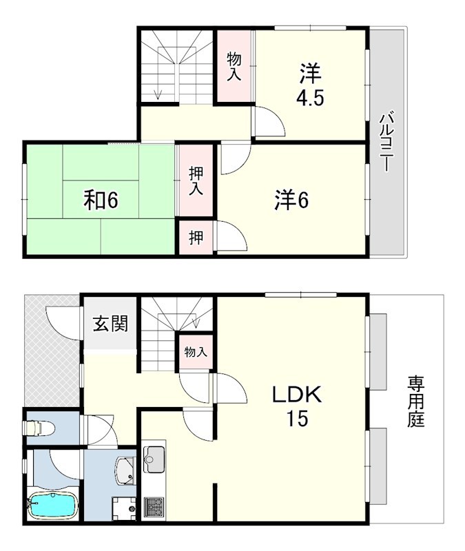 ネオセゾン上月 間取り