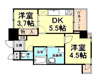 芦屋打出アーバンライフ 間取り