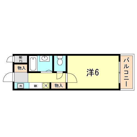 ルックハイツ1 間取り