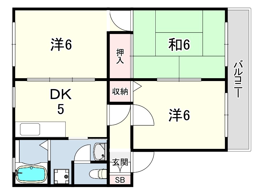 兵庫県明石市小久保６丁目 間取り