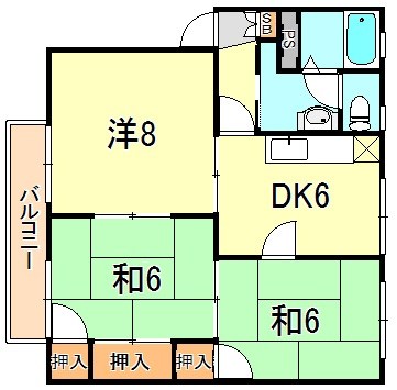 メルヴィルB棟 間取り