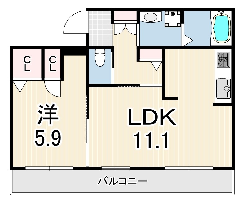 兵庫県西宮市瓦林町 間取り