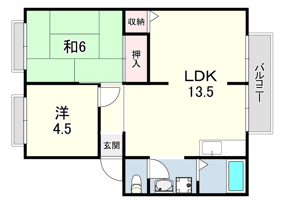 兵庫県神戸市西区水谷３丁目 間取り