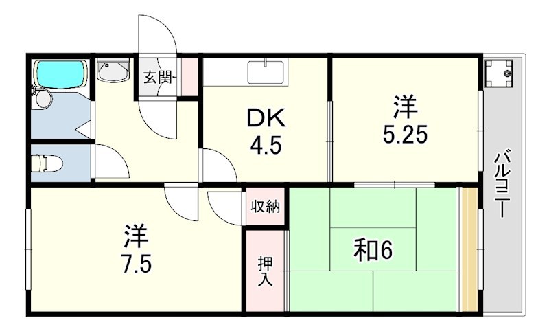 兵庫県神戸市西区水谷３丁目 間取り