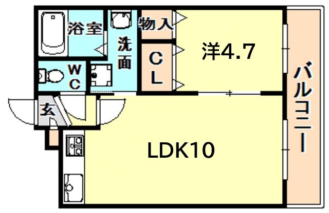 アメシストコート西北 間取り