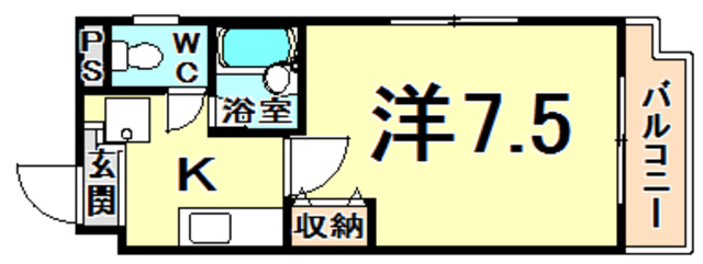 兵庫県西宮市鳴尾町３丁目 間取り