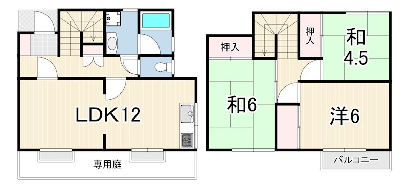 タウンハウス池上 間取り