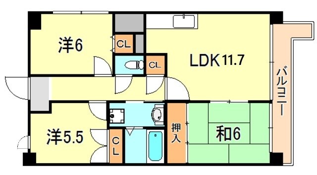 エンゼラート明石 間取り