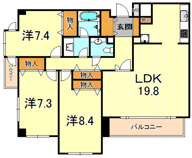 芦屋ガーデン 間取り