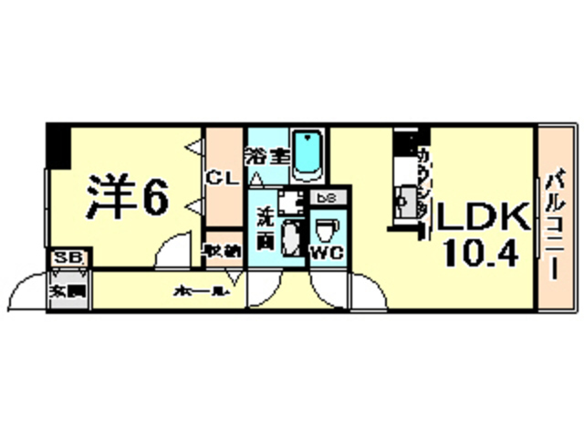 アニメート松下1号館 間取り