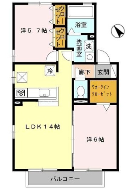 アーバンフォレスト 2棟 間取り