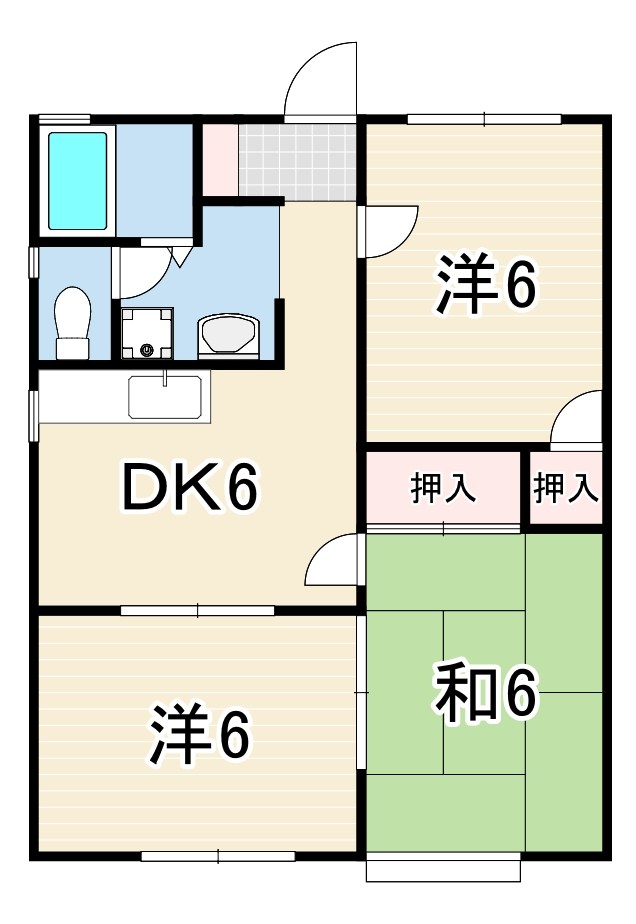 リビング西山町 間取り
