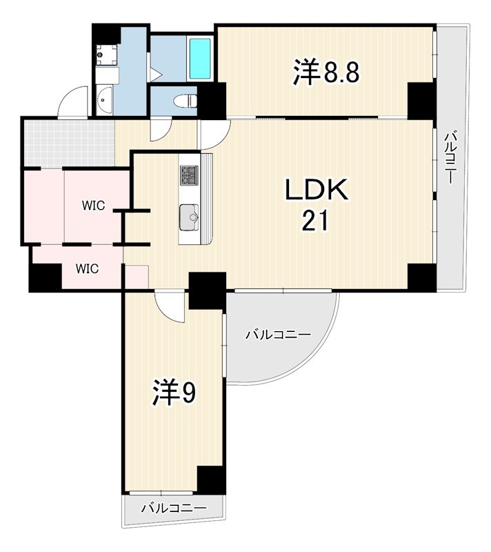 兵庫県神戸市東灘区本山南町５丁目 間取り