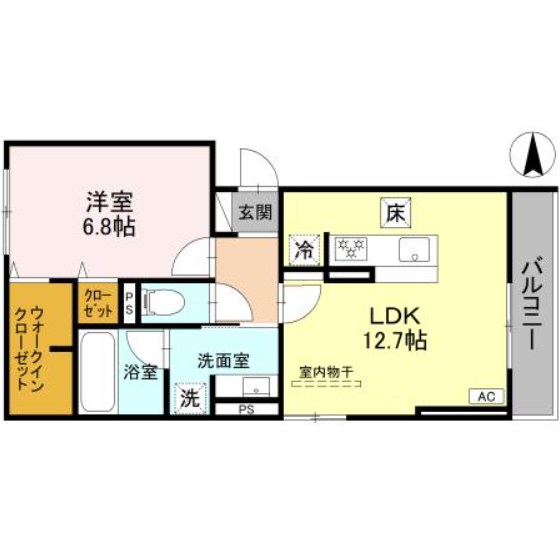 CALMCOURT門戸 間取り