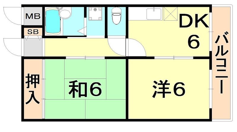 グランディア　ルネッサンス野崎通 間取り