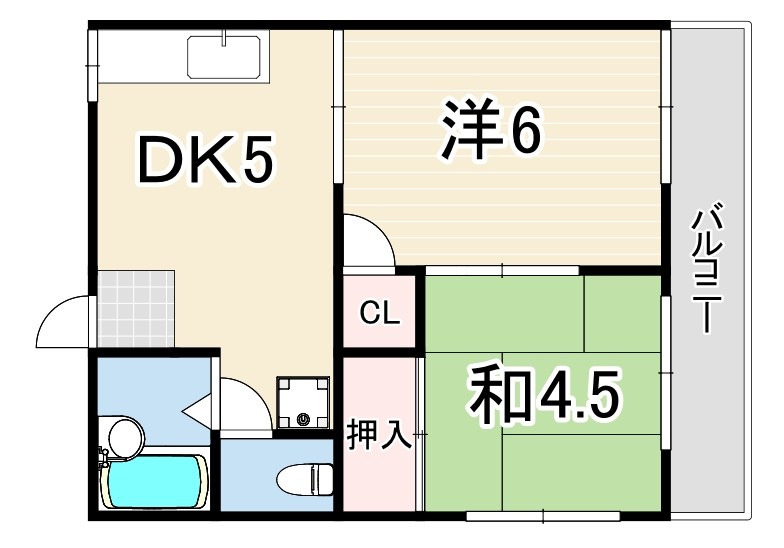 タウニー武庫之荘 間取り
