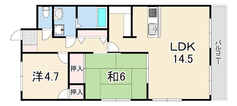 サンフラワー貴崎 間取り
