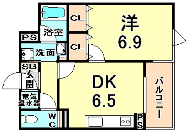 西宮アネックス 間取り
