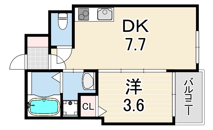 AQUAMARINE西北 間取り
