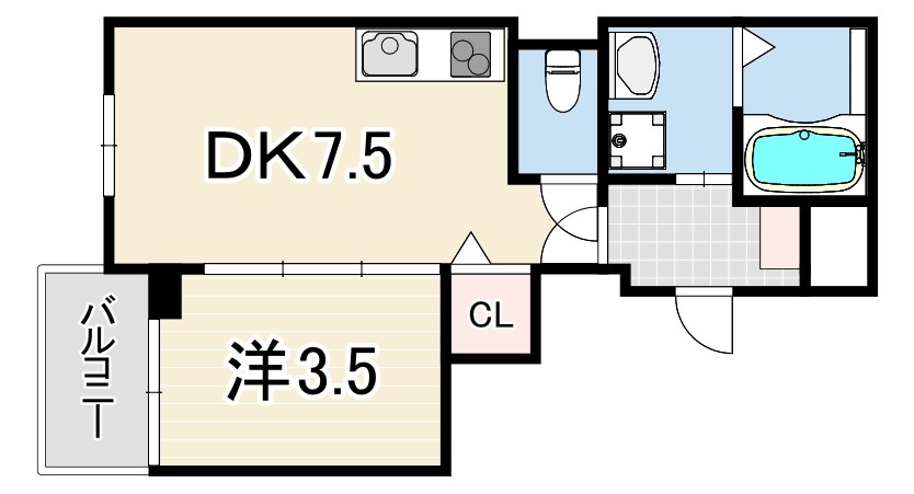 AQUAMARINE西北 間取り