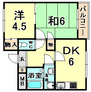 スペリティ岡山5番館 間取り