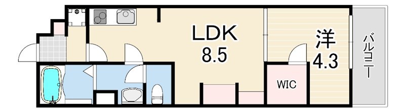 リブリ・中山手 間取り