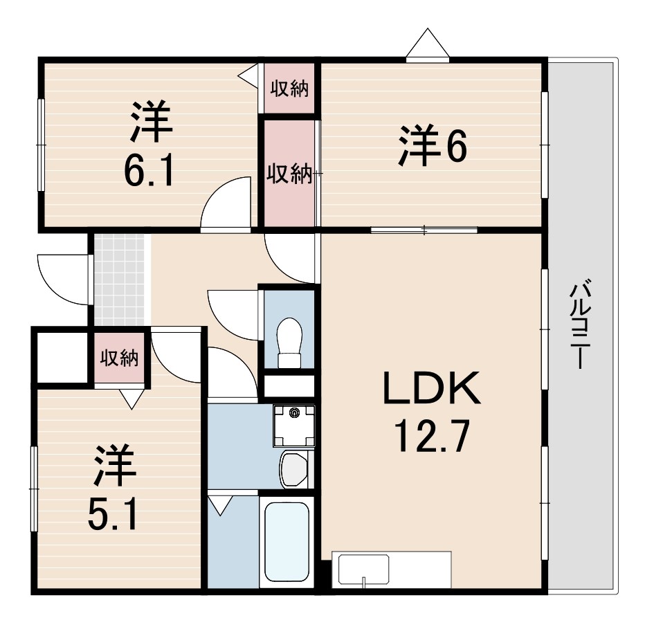 テーミス門ノ前 間取り