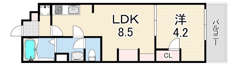 リブリ・中山手 間取り