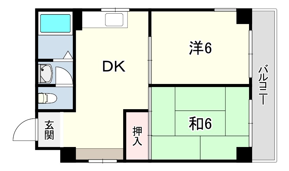 ハイツ新神戸 間取り