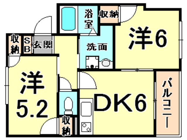 兵庫県西宮市上鳴尾町 間取り