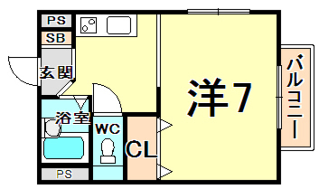 奥ハイツ2 間取り