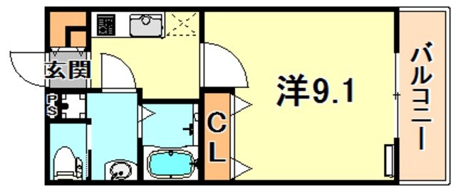 VIENTO南魚崎 間取り