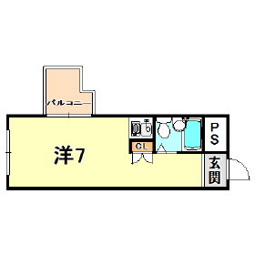 リーベ三宮 間取り