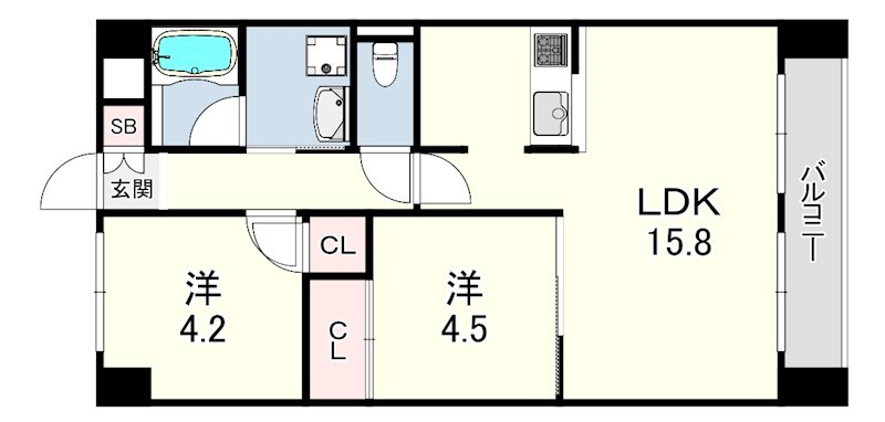 サンプラザ本山南 間取り