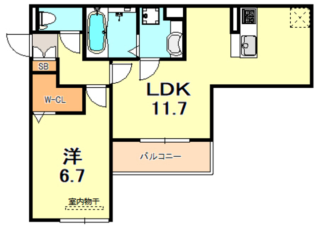 YKメゾン向陽 間取り