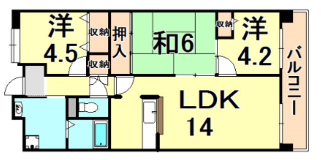 ヴェール園田 間取り