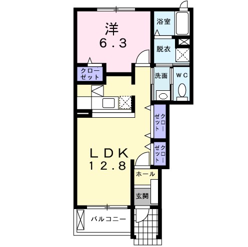 メゾンH.K.3 間取り