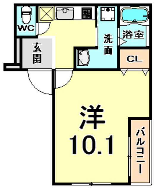 フジパレス西本町北通1番館 間取り