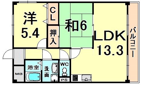 エスポワール南清水 間取り