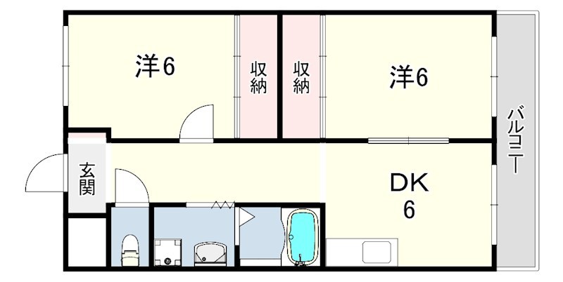 兵庫県神戸市灘区都通３丁目 間取り