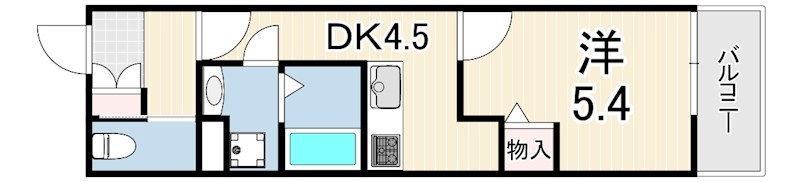 クレアール塚口1 間取り